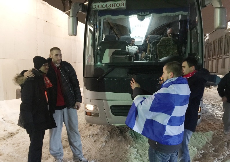Ολυμπιακός: Τους… ζέστανε (video+photos)