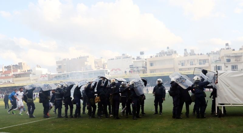 ΟΦΗ – Παναθηναϊκός: Εικόνες ντροπής στο Ηράκλειο (photos)