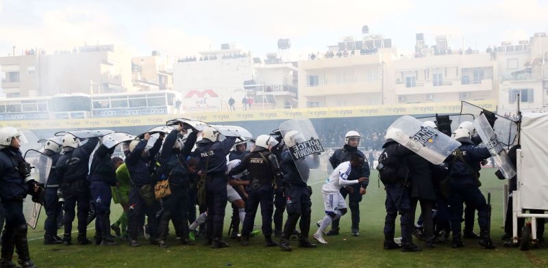 ΟΦΗ – Παναθηναϊκός: Εικόνες ντροπής στο Ηράκλειο (photos)