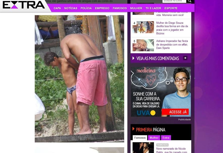 Θέλει ο Αντριάνο να κρυφτεί και το... προκοίλι δεν τον αφήνει (photos)