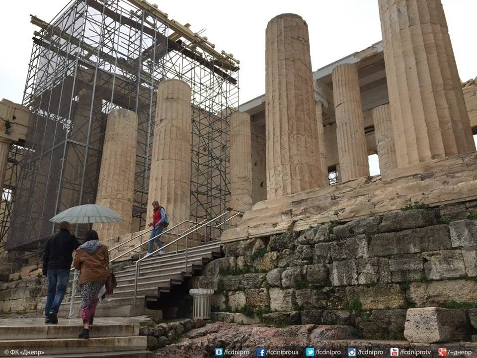 Ντνίπρο: Δεν άφησαν... αξιοθέατο για αξιοθέατο στην Αθήνα (photos)