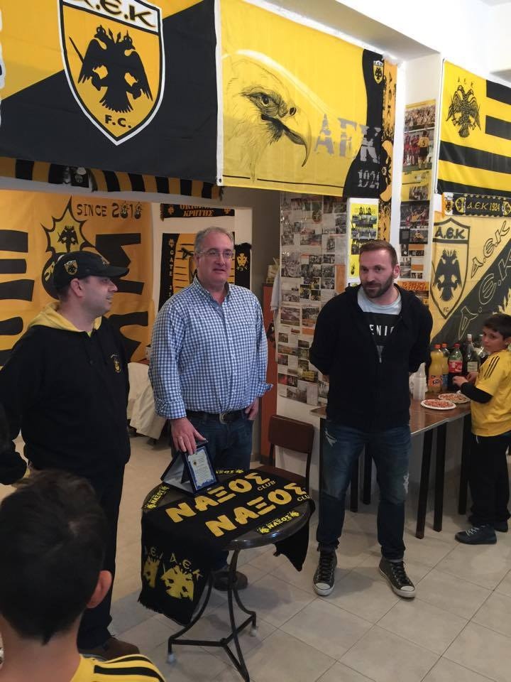 ΑΕΚ: Τιμήθηκε ο Πολυτάρχου (photos)