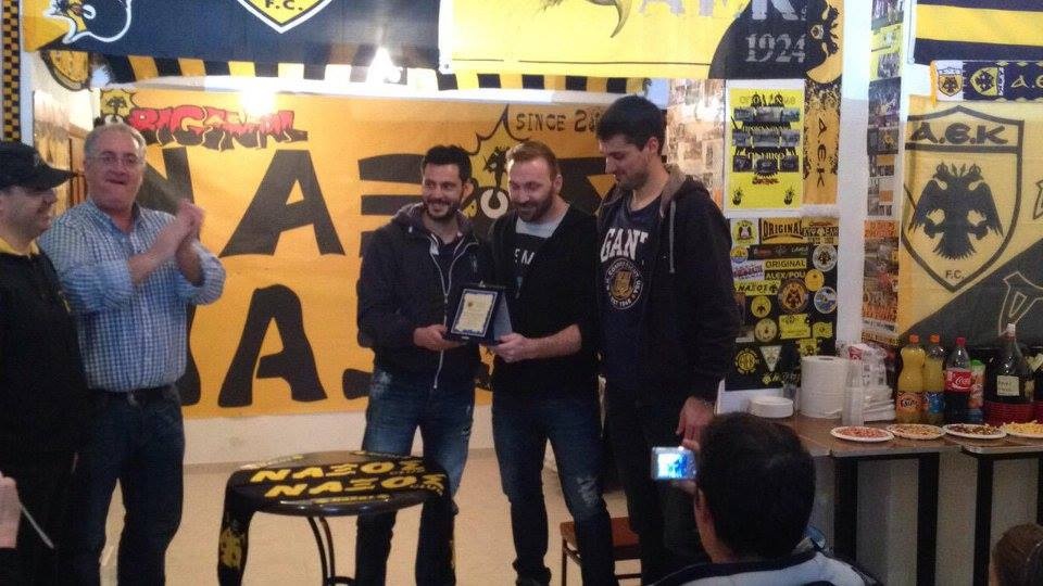 ΑΕΚ: Τιμήθηκε ο Πολυτάρχου (photos)