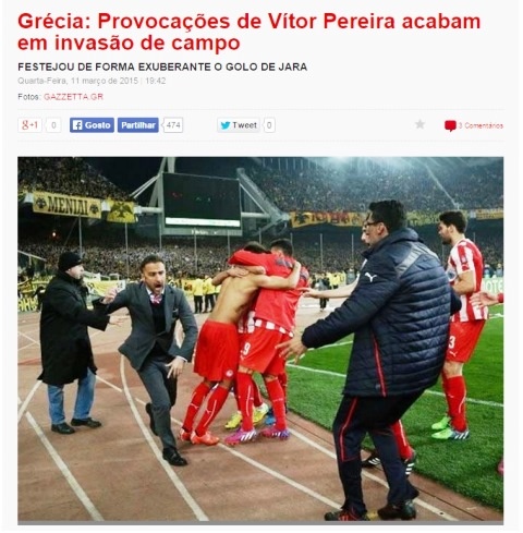 Έντονη κριτική Πορτογάλων, στις προκλήσεις Περέιρα (photos)