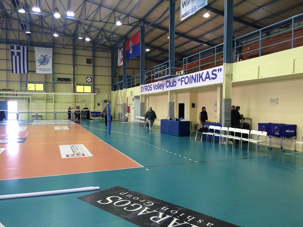 Κύπελλο Βόλεϊ Ανδρών: Οι προετοιμασίες για το Φάιναλ Φορ στη Σύρο (photos)