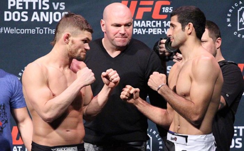 UFC 185: Στα κιλά τους Pettis και Dos Anjos (videos+photos)