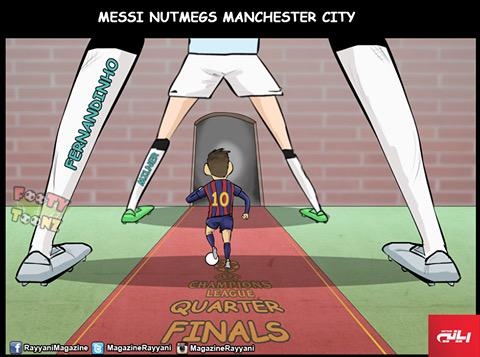 Μπαρτσελόνα: Ο Μέσι πέρασε... κάτω από τα πόδια των «πολιτών»! (photo)