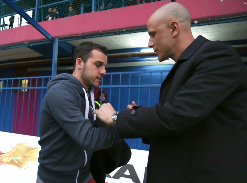 Παναθηναϊκός: Τα είπαν με Καλτσά (photos)