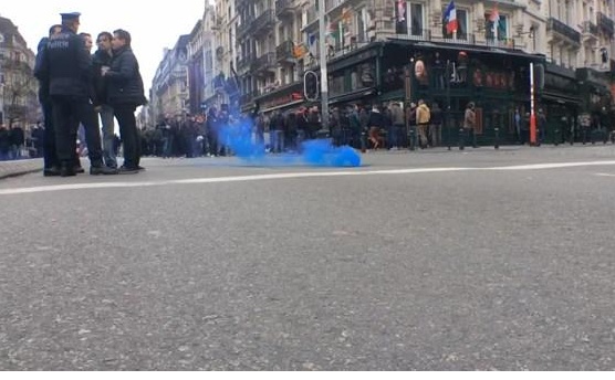 Οδομαχίες στις Βρυξέλλες πριν από τον τελικό κυπέλλου  (videos+photos)
