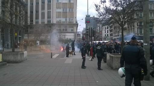 Οδομαχίες στις Βρυξέλλες πριν από τον τελικό κυπέλλου  (videos+photos)