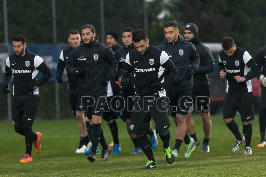 ΠΑΟΚ: Σε φουλ ρυθμούς Τζιόλης και Βίτορ (photos+video)