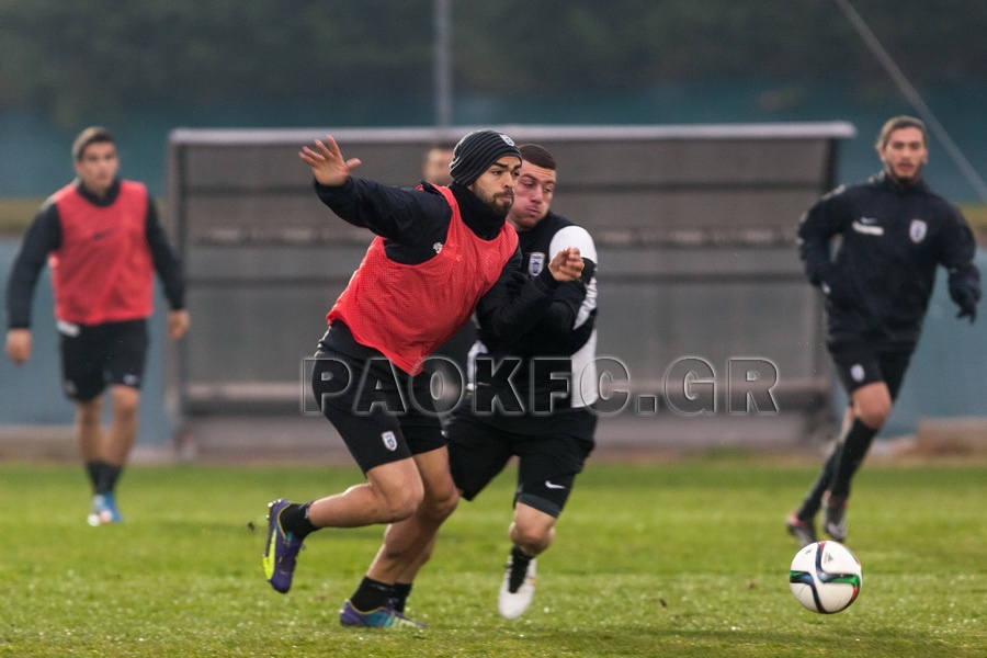 ΠΑΟΚ: Σε φουλ ρυθμούς Τζιόλης και Βίτορ (photos+video)