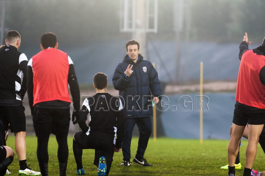ΠΑΟΚ: Σε φουλ ρυθμούς Τζιόλης και Βίτορ (photos+video)