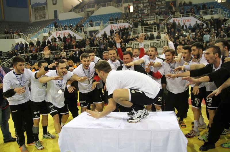 Κύπελλο Χάντμπολ: Απονομή σε άδειο γήπεδο για ΠΑΟΚ (photos)