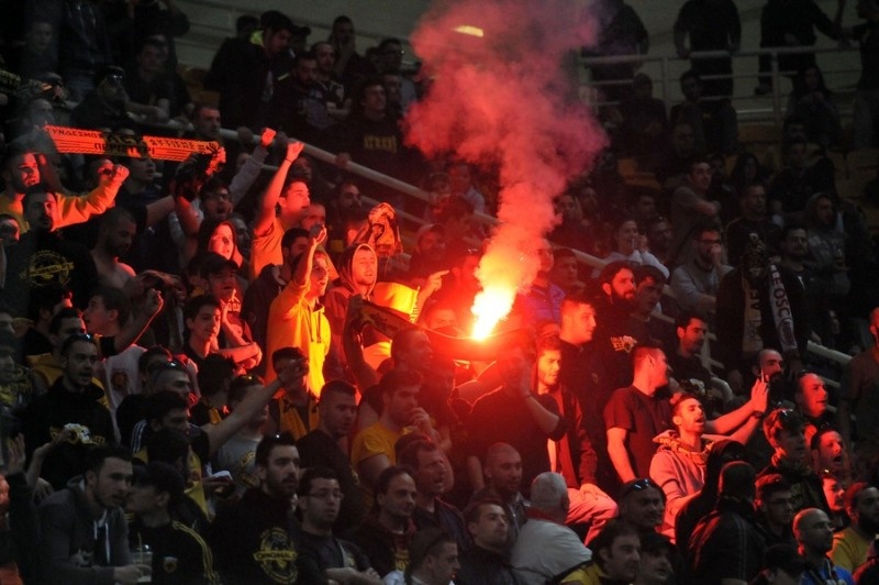 ΑΕΚ: Το… έκαψαν στο ΟΑΚΑ (photos)