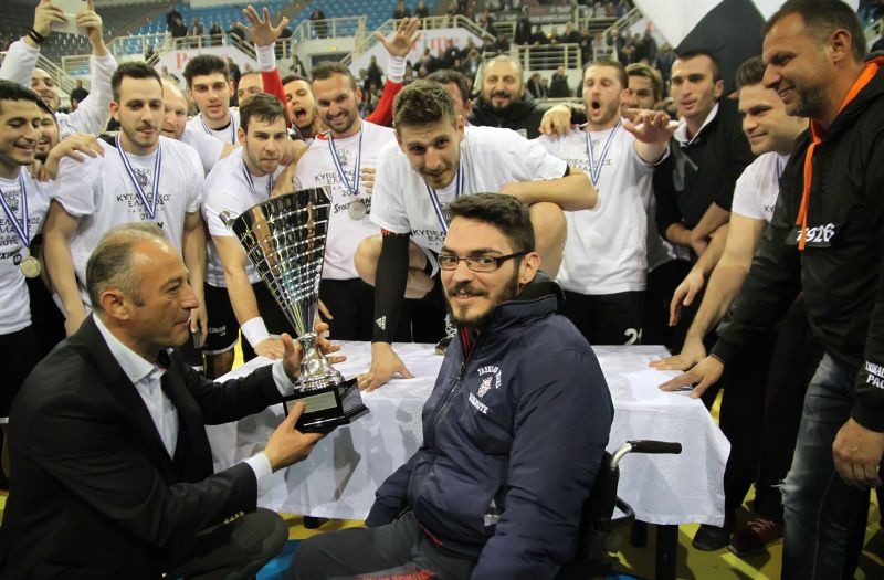 Κύπελλο Χάντμπολ: Απονομή σε άδειο γήπεδο για ΠΑΟΚ (photos)