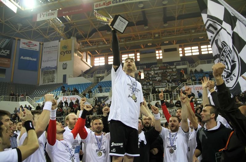 Κύπελλο Χάντμπολ: Απονομή σε άδειο γήπεδο για ΠΑΟΚ (photos)