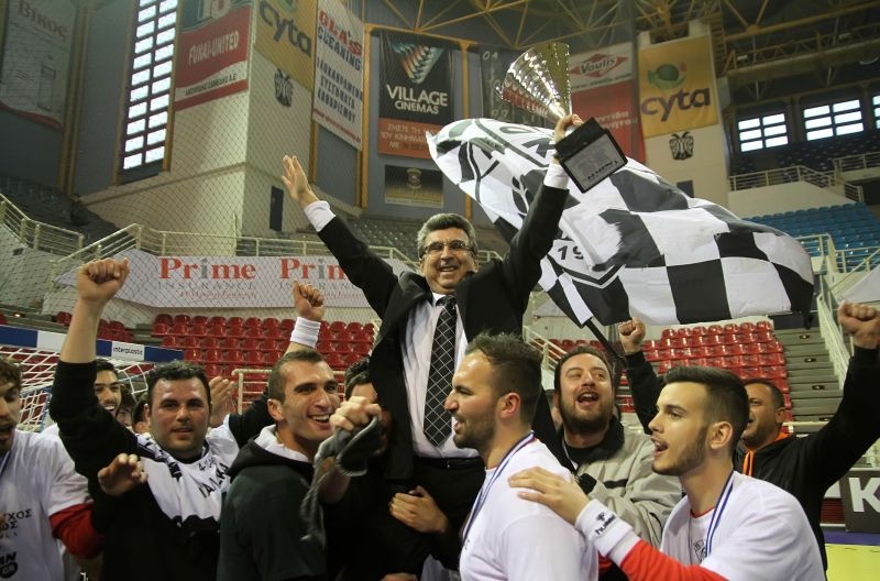 Κύπελλο Χάντμπολ: Απονομή σε άδειο γήπεδο για ΠΑΟΚ (photos)