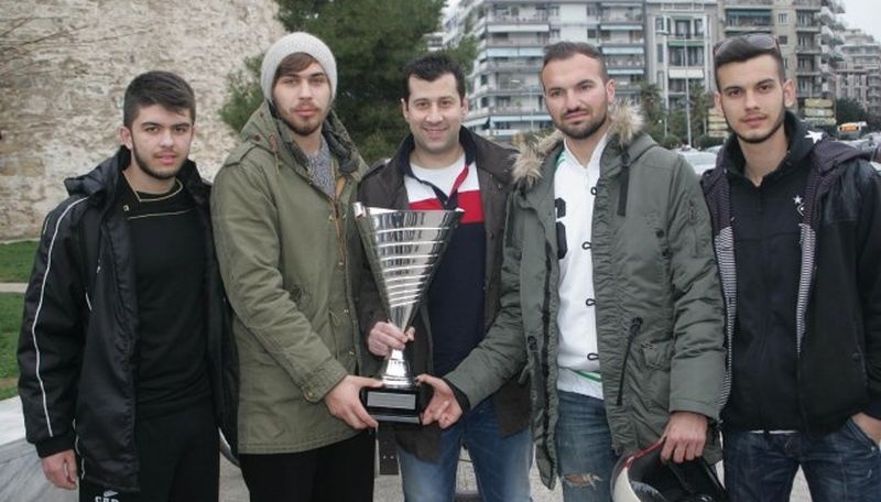 ΠΑΟΚ: Το Κύπελλο στον Πύργο τον Λευκό (photos)