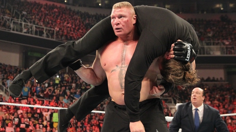 Raw: Τα γκρέμισε όλα ο Lesnar (videos)