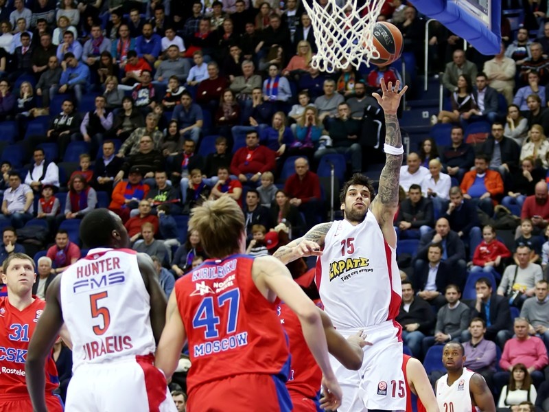 Ευρωλίγκα: ΤΣΣΚΑ Μόσχας - Ολυμπιακός 76-70 (photos)