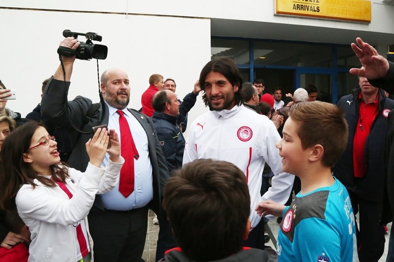 Ολυμπιακός: Υποδοχή και αποθέωση στα Γιάννενα (photos)