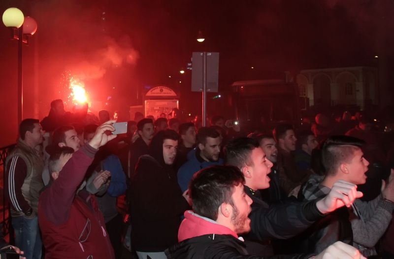 Λάρισα: Φοβερή υποδοχή στην ομάδα! (photos)