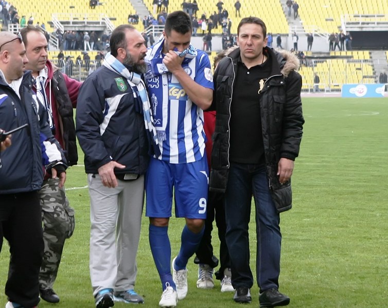 Ηρακλής – Λάρισα: Απαρηγόρητος ο Περόνε (photos)