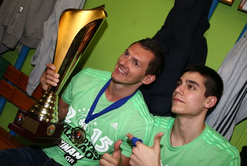 Παναθηναϊκός: Το γλέντησαν στα αποδυτήρια (photos)