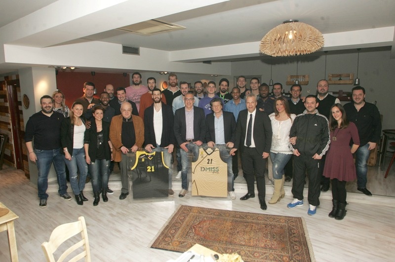 Άρης: Με Παπαϊωάννου και Πλιάκη το δείπνο (photos)