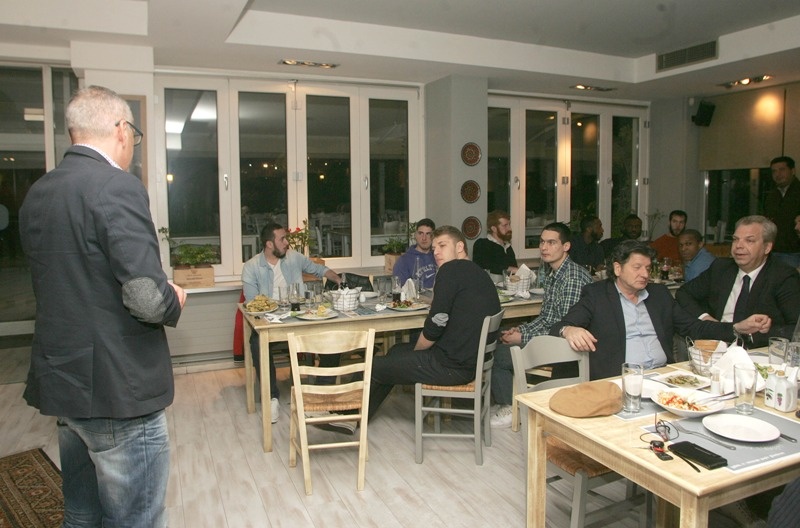 Άρης: Με Παπαϊωάννου και Πλιάκη το δείπνο (photos)