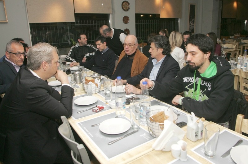 Άρης: Με Παπαϊωάννου και Πλιάκη το δείπνο (photos)
