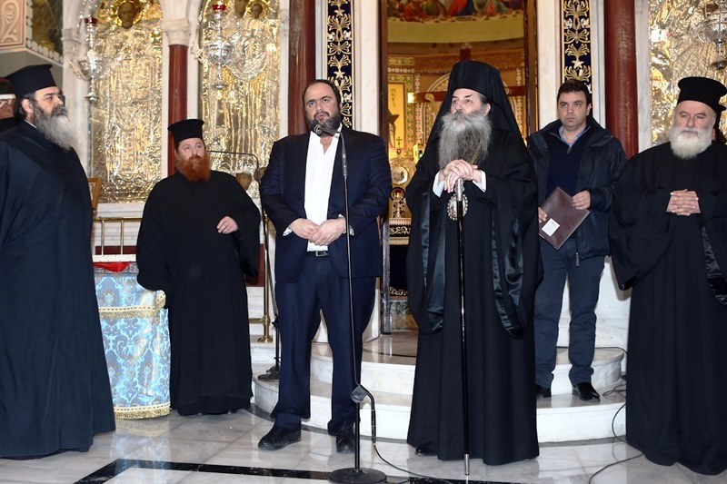 Ολυμπιακός: Συνάντηση Μαρινάκη με τον Μητροπολίτη Πειραιά (photos)