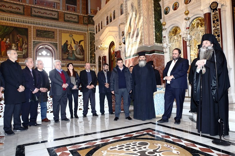 Ολυμπιακός: Συνάντηση Μαρινάκη με τον Μητροπολίτη Πειραιά (photos)