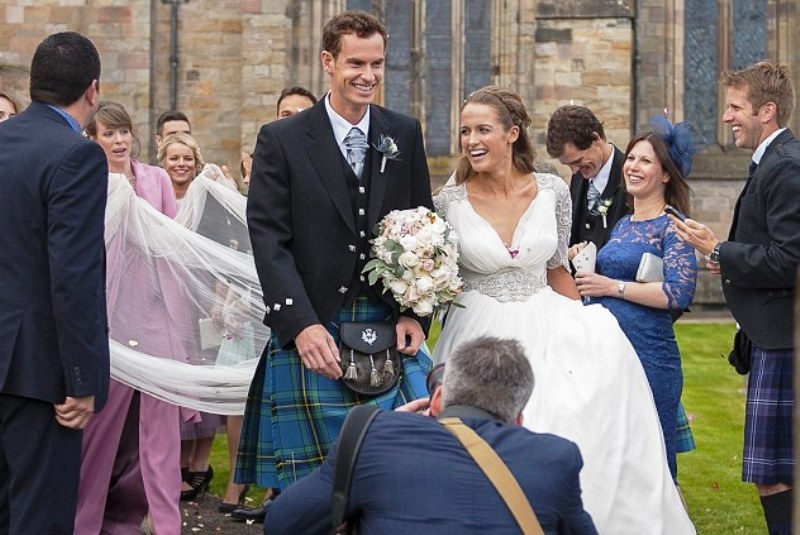 Σκωτσέζικος γάμος για Μάρεϊ (photos+video)