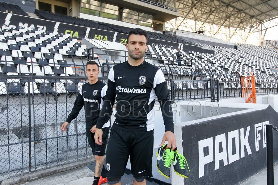 ΠΑΟΚ: Έλειπε ο Νομπόα, ίωση ο Τζιόλης (photos)