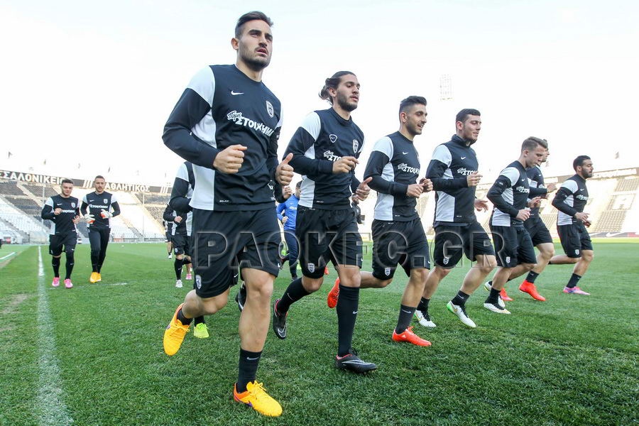 ΠΑΟΚ: Έλειπε ο Νομπόα, ίωση ο Τζιόλης (photos)