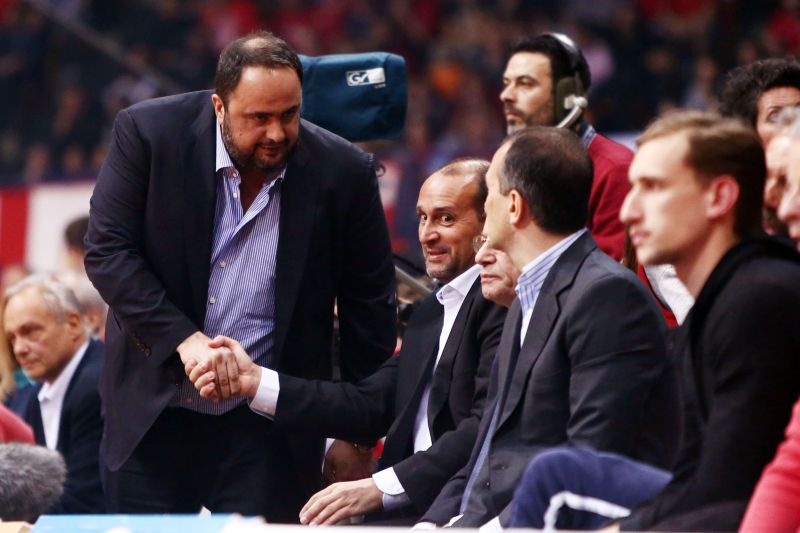 Ολυμπιακός: Στο ΣΕΦ Μαρινάκης, Περέιρα και παίκτες (photos)