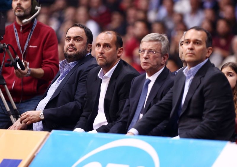 Ολυμπιακός: Στο ΣΕΦ Μαρινάκης, Περέιρα και παίκτες (photos)
