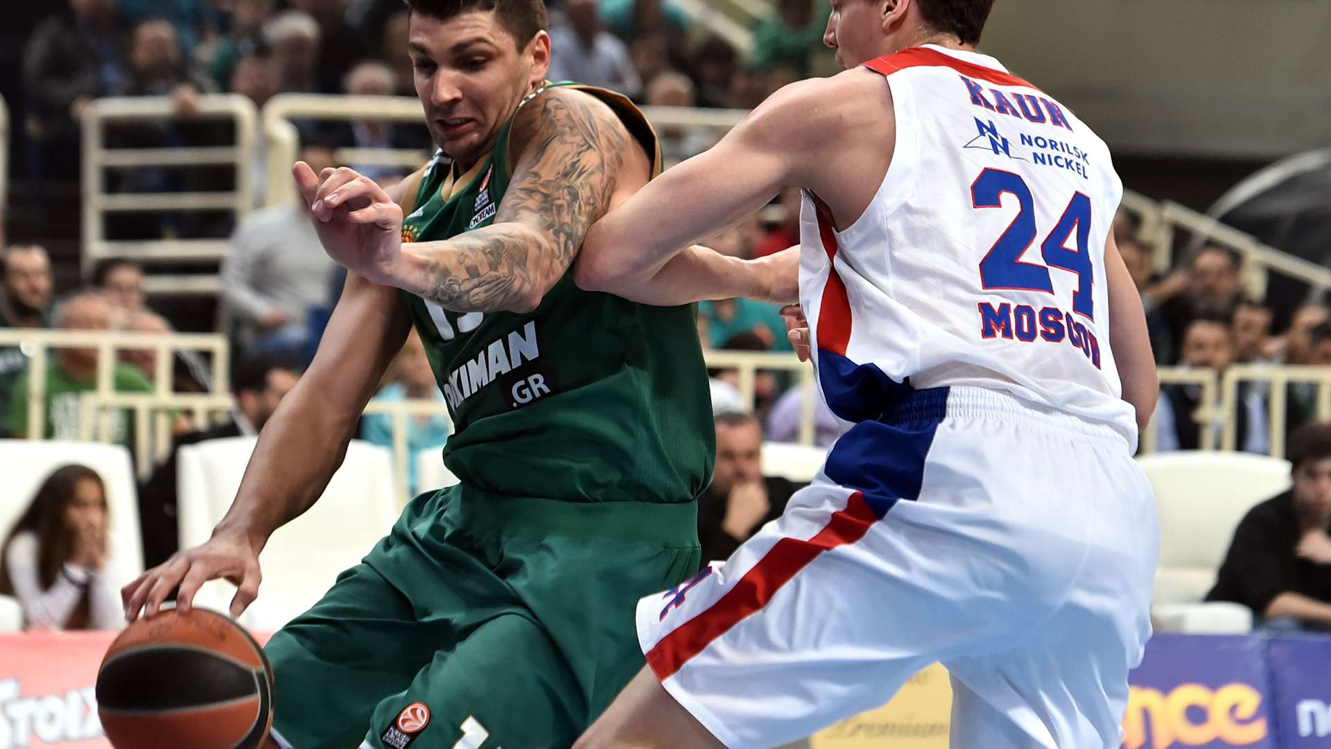 Παναθηναϊκός - ΤΣΣΚΑ Μόσχας 55-74 (photos)