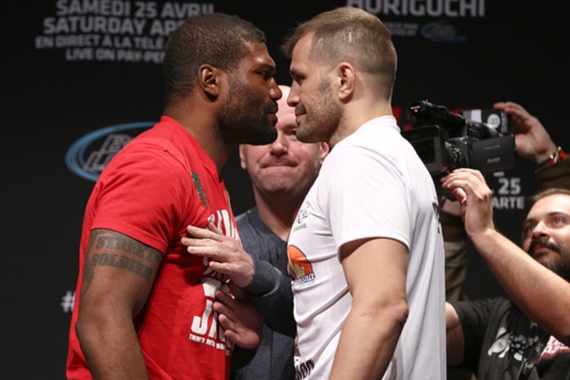 UFC 186: Όλοι στα κιλά τους, παρών ο «GSP» (photos+videos)