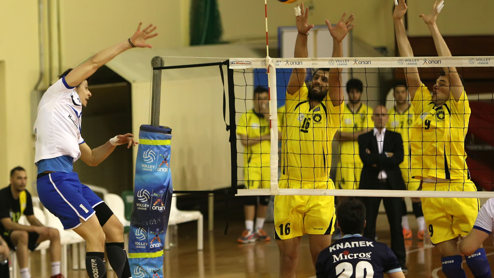 Volleyleague: Αποχαιρέτησε η ΑΕΚ χάνοντας από τη ΜΕΝΤ (photos)
