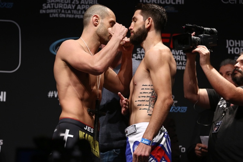 UFC 186: Όλοι στα κιλά τους, παρών ο «GSP» (photos+videos)