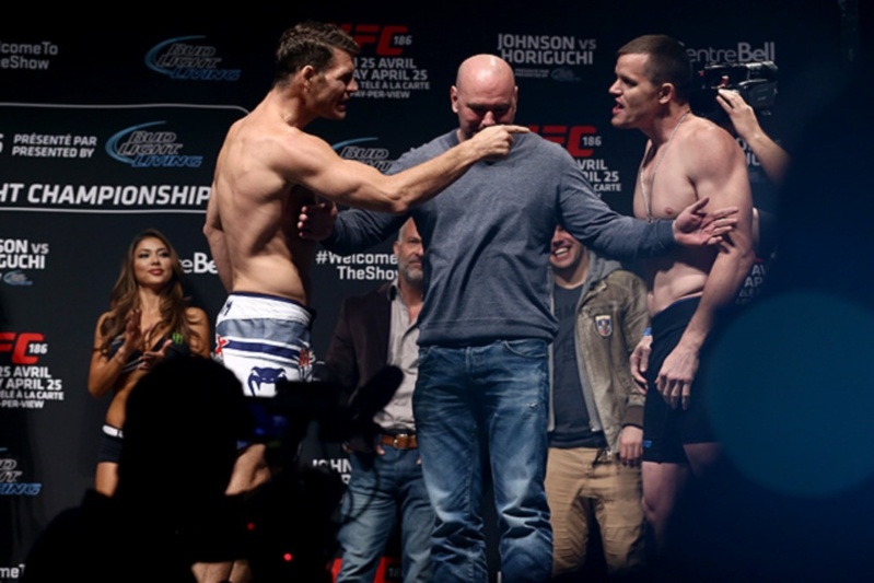 UFC 186: Όλοι στα κιλά τους, παρών ο «GSP» (photos+videos)