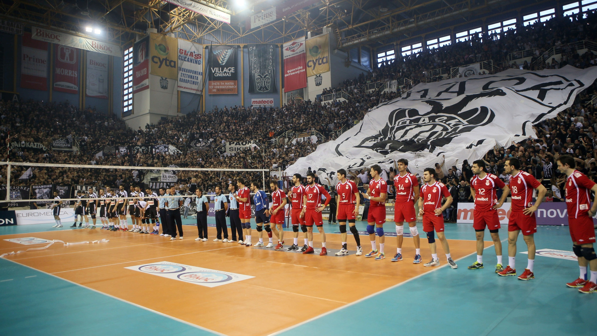 Volleyleague: ΠΑΟΚ - Ολυμπιακός 3-0 (photos)