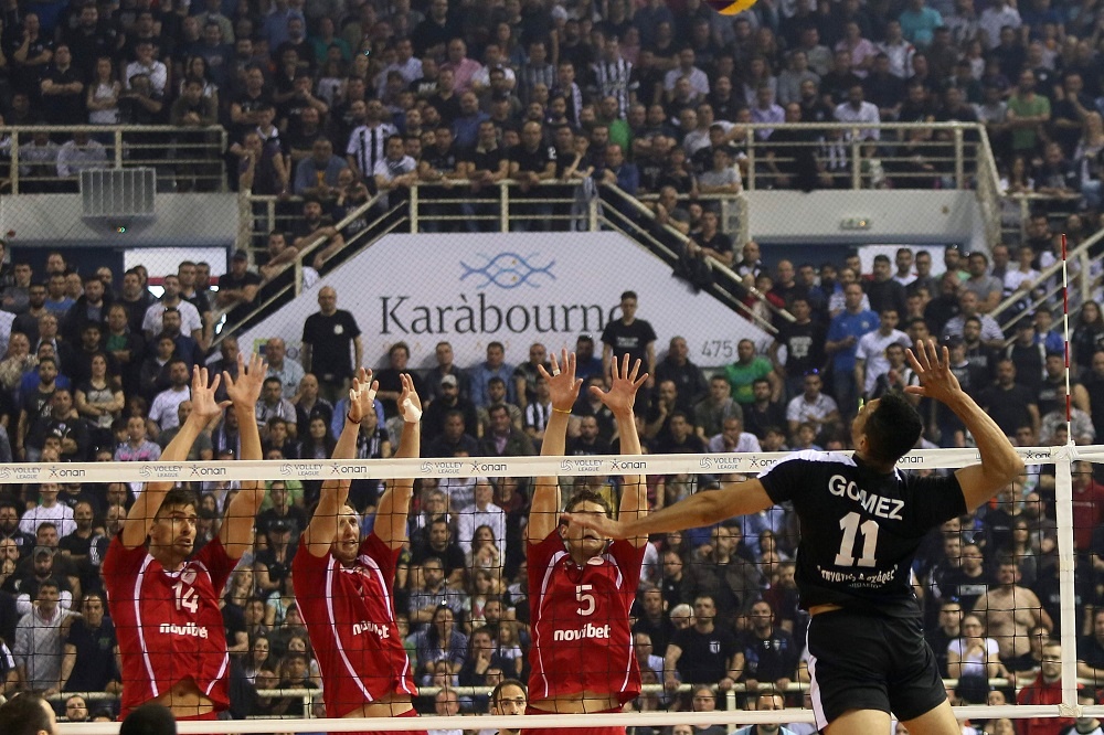 Volleyleague: ΠΑΟΚ - Ολυμπιακός 3-0 (photos)