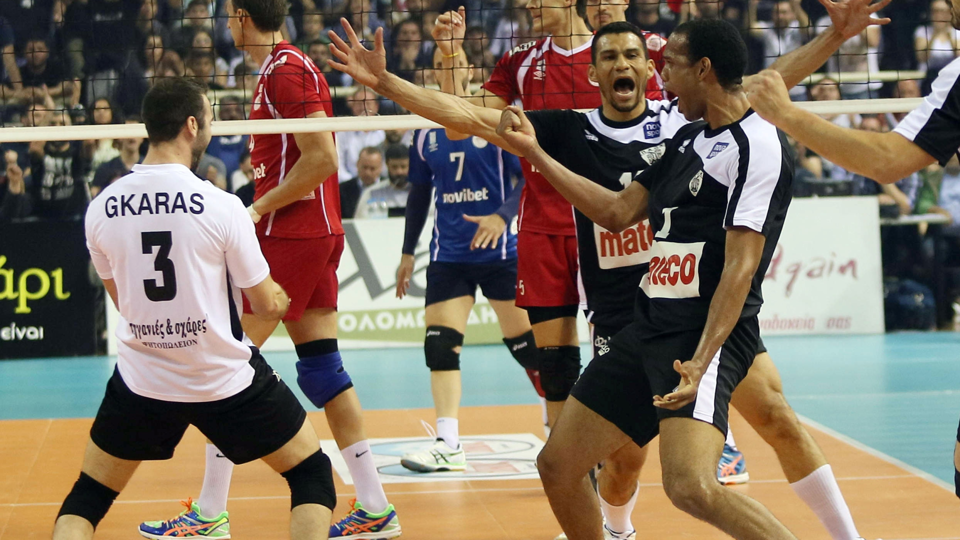 Volleyleague: ΠΑΟΚ - Ολυμπιακός 3-0 (photos)