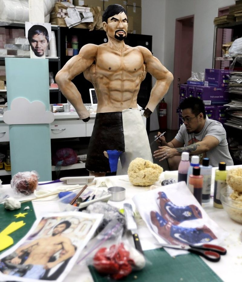 Έκαναν… γλυκό γίγας τον Pacquiao! (photos)