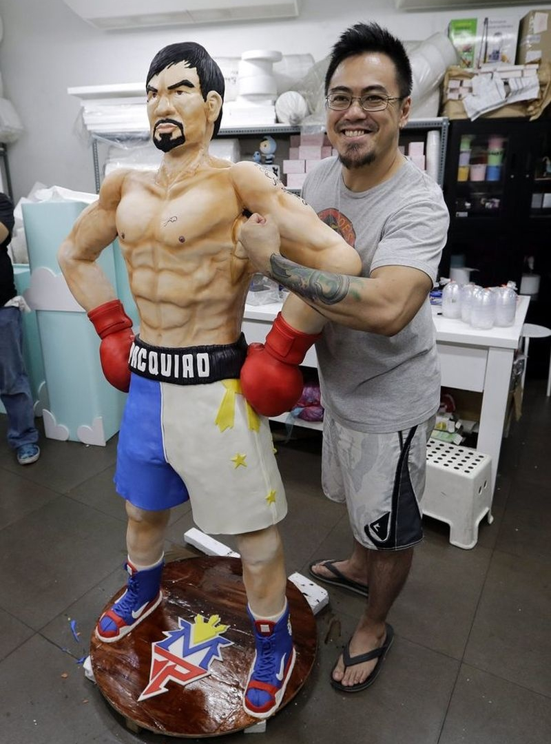 Έκαναν… γλυκό γίγας τον Pacquiao! (photos)
