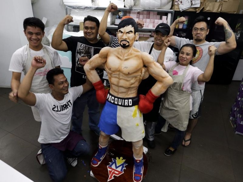 Έκαναν… γλυκό γίγας τον Pacquiao! (photos)